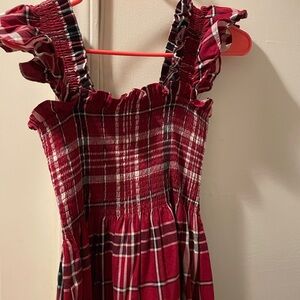 Hill House Crimson Tartan Ellie Nap Dress